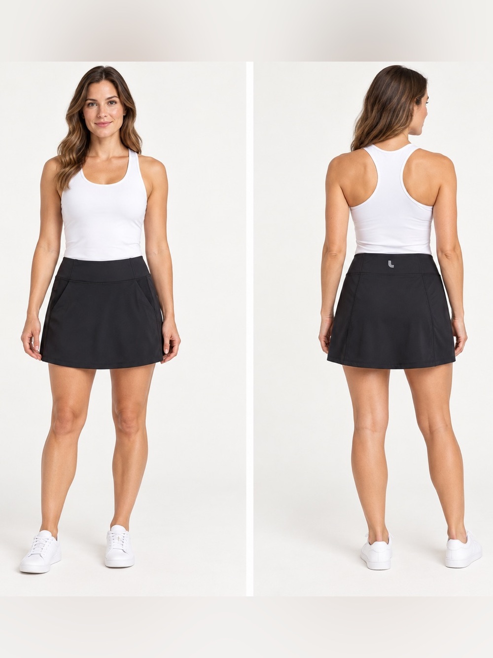 Lole Black Athletic Mini Skort